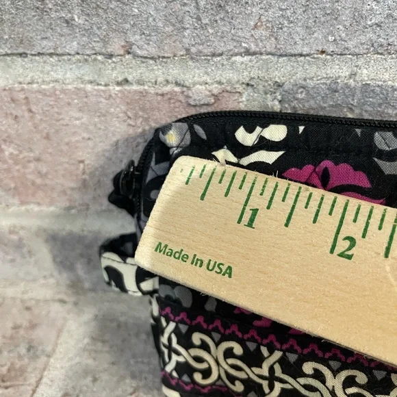 Vera Bradley Black and Pink Cosmetic Bag - Picture 6 of 8